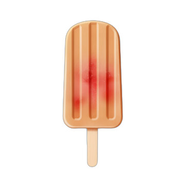 popsicle stick isolated on transparent or white background