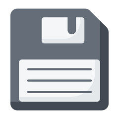 Floppy Disk Flat Icon