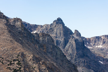 Mountain Peaks in Rocky Mountain National Park Colorado