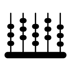 Abacus Glyph Icon