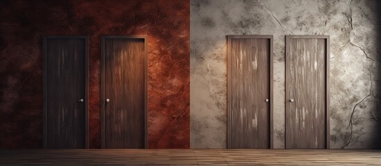 Updated door design and wallpaper with laminates