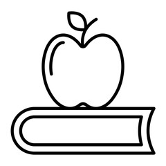 Apple Outline Icon