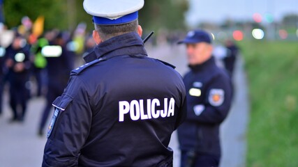 Obraz premium police officer