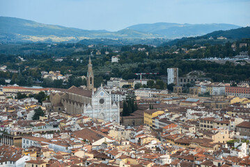 Fototapeta na wymiar city del fiore cathedral