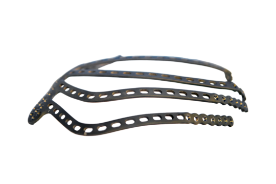 The advanced technology used in artificial limb development has greatly improved the quality of life for individuals, isolated on white background