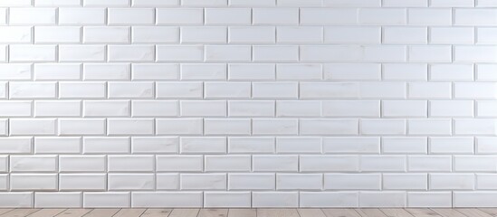 tiles use for a white wall of bricks