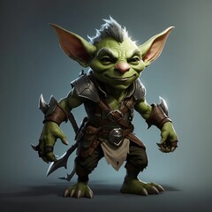 Fototapeta premium Fantasy Cartoon Character AI Generative