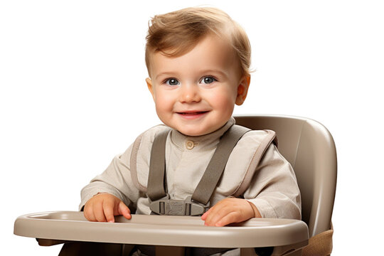 Baby High-Chair Discovery on isolated background