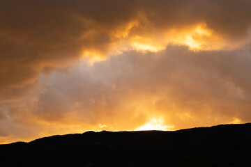 fire in the sky