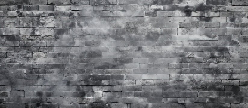 Fototapeta Texture of a wall made of grey bricks