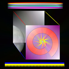 Fisica ottica, luci, forme e colori nell'immaginario astratto dell'occhio