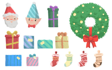 Iconos de decoracion navideña