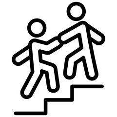 Leadership Outline Icon