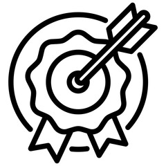 Quality Objective Outline Icon