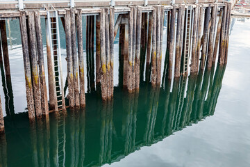 Obraz premium St. Petersburg Pilings