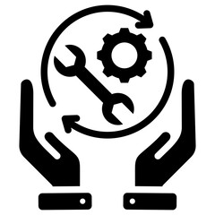Skills Glyph Icon