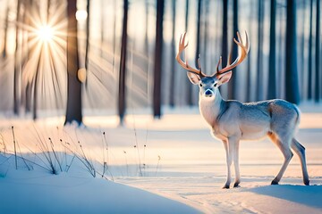 deer in the forest