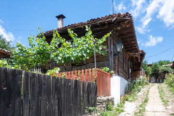 Nineteenth century houses in town of Kotel, Bulgaria