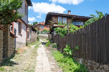 Nineteenth century houses in town of Kotel, Bulgaria