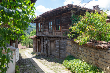 Nineteenth century houses in town of Kotel, Bulgaria