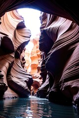 Antelope Canyon, USA - obrazy, fototapety, plakaty