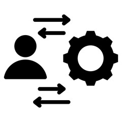 Approach Glyph Icon