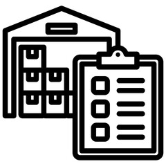 Inventory Outline Icon