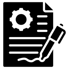 Contract Glyph Icon