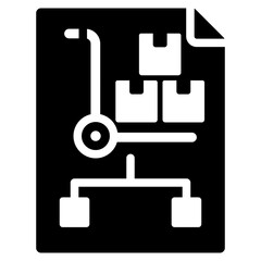Allocation Glyph Icon