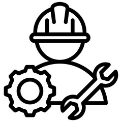 Engineers Outline Icon