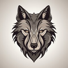 Fototapeta premium Majestic Wolf Illustration