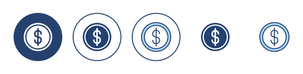 Money icon vector. Money sign and symbol