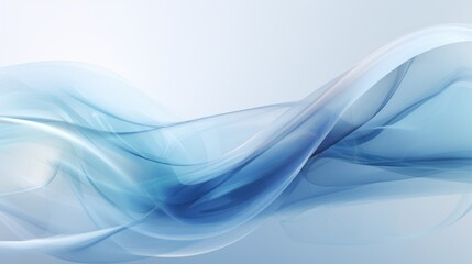 Fototapeta premium abstract design with blue wavy background, vivid, depth, beauty