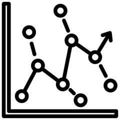 Regression Analysis Outline Icon
