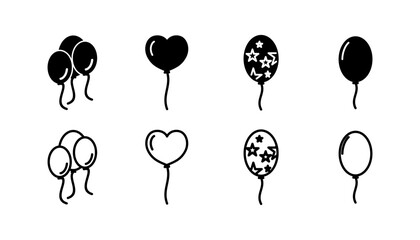 Balloon icon vector. air balloon icon isolated