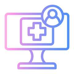 Obraz premium medical consulting icon