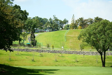Obraz premium 健康の森公園の憩いの場