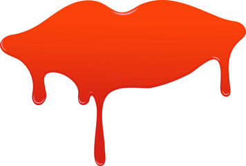 blood drop vector halloween decoration