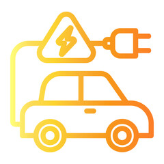 electric car icon