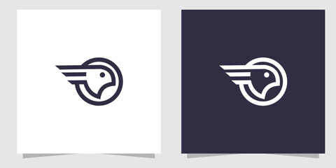 bird logo design vector