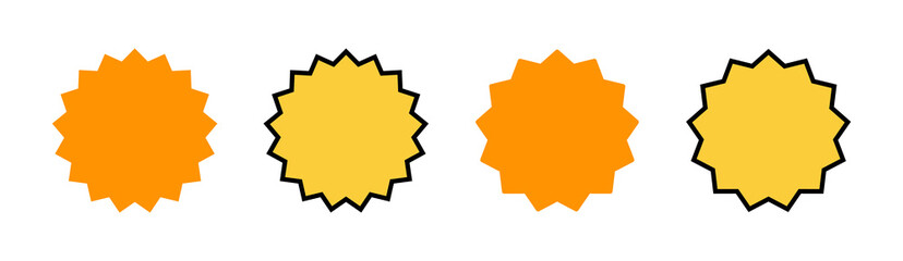 Badge icon set for web and mobile app. Awards icon vector. Achieve sign and symbols