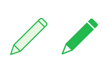 Pencil icon set. pen symbol. edit icon vector