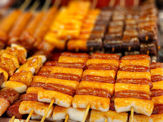 fish cake in skewer, korean food