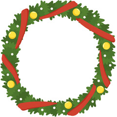 Christmas wreath design