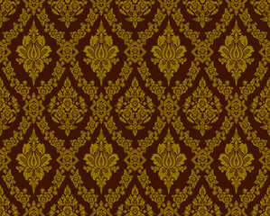 
Traditional Thai painting graphics which are the original style. Seamless background used for decoration.