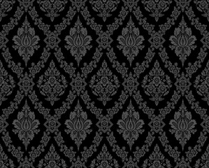 Traditional Thai painting graphics which are the original style. Seamless background used for decoration.