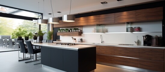 Modern kitchen s interior