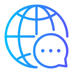 global gradient icon