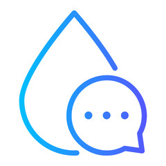 water gradient icon