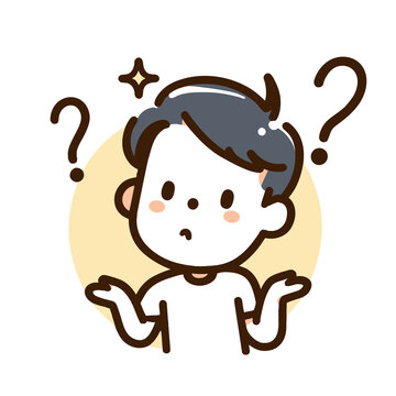 Hombre con preguntas